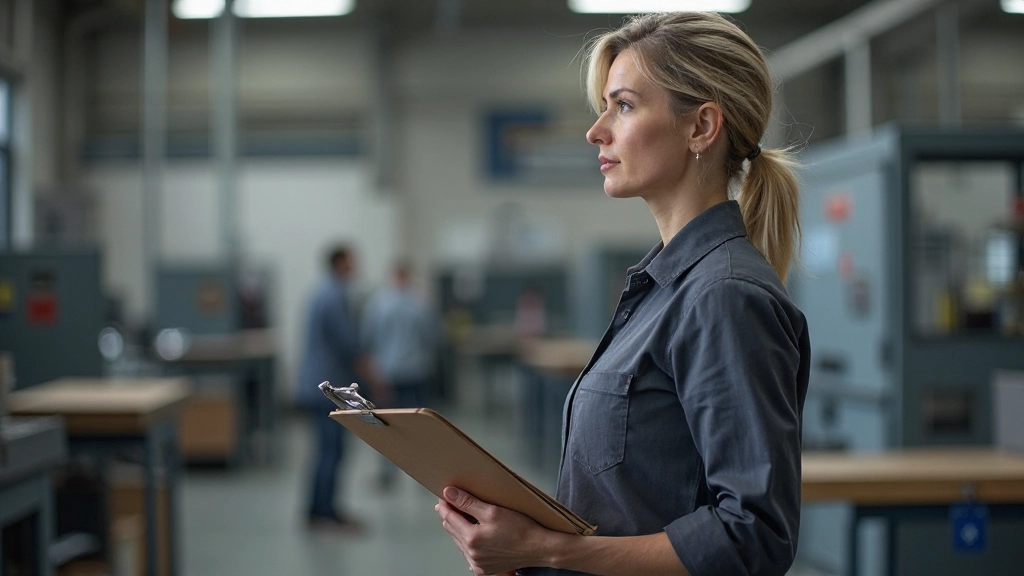 Fabrieksmedewerker implementeert procesverbetering op werkplek